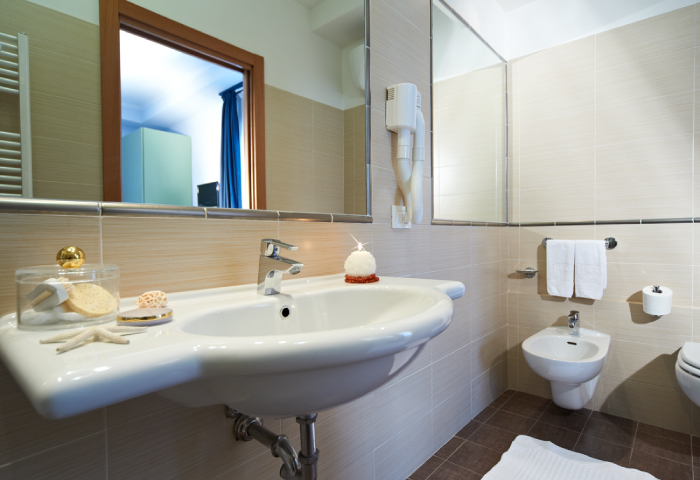 Foto bagno camera matrimoniale - Hotel Sirio a Lido di Camaiore in Versilia, Toscana