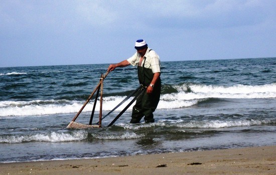 Pescatore di arselle prodotto tipico Versilia - Hotel Sirio 3 stelle a Lido di Camaiore in Versilia, Toscana Foto pescatore di arselle e coltellacci prodotti tipici Versilia - Hotel Sirio 3 stelle a Lido di Camaiore in Versilia, Toscana