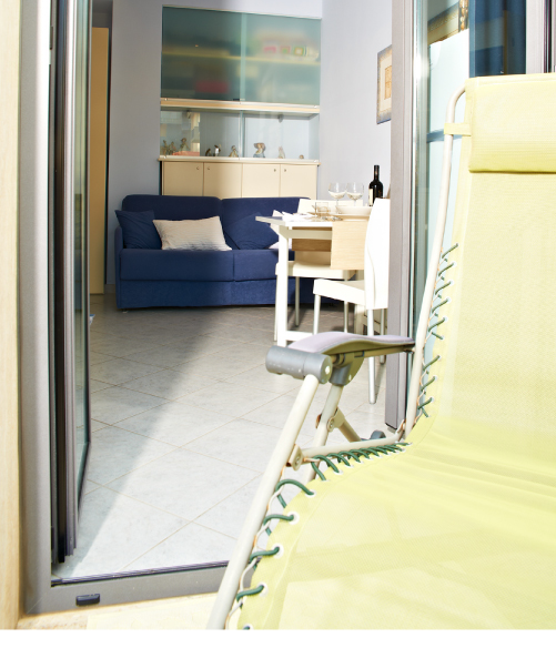 Soggiorno appartamento bilocale residence comfort - Hotel Sirio a Lido di Camaiore in Versilia, Toscana Foto Soggiorno appartamento bilocale residence comfort - Hotel Sirio a Lido di Camaiore in Versilia, Toscana