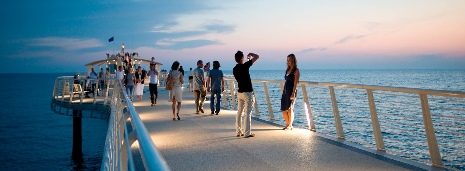 Foto del pontile di Lido di Camaiore - Hotel Sirio 3 stelle a Lido di Camaiore in Versilia, Toscana